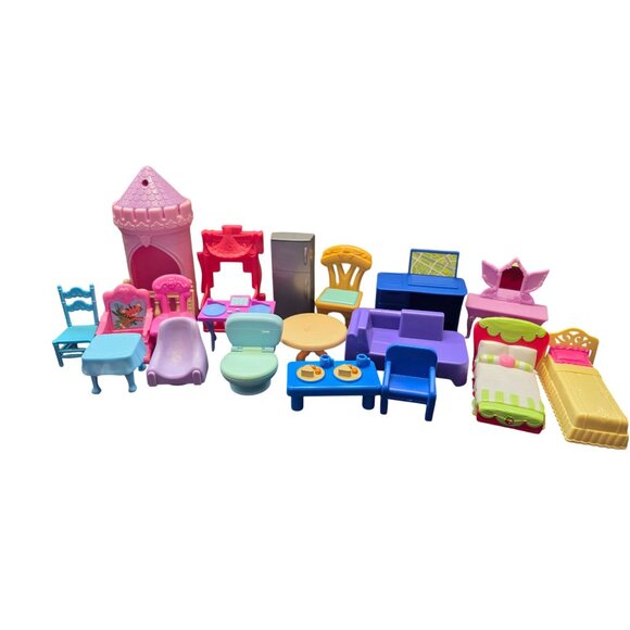 Large Lot Doll House Furniture Bundle - Picture 2 of 9